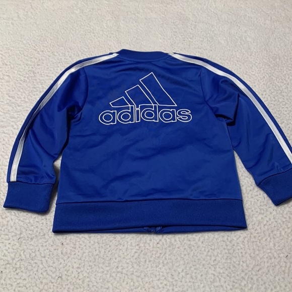Little Boys Adidas Blue Jacket, EUC, Size 4 - Picture 5 of 9